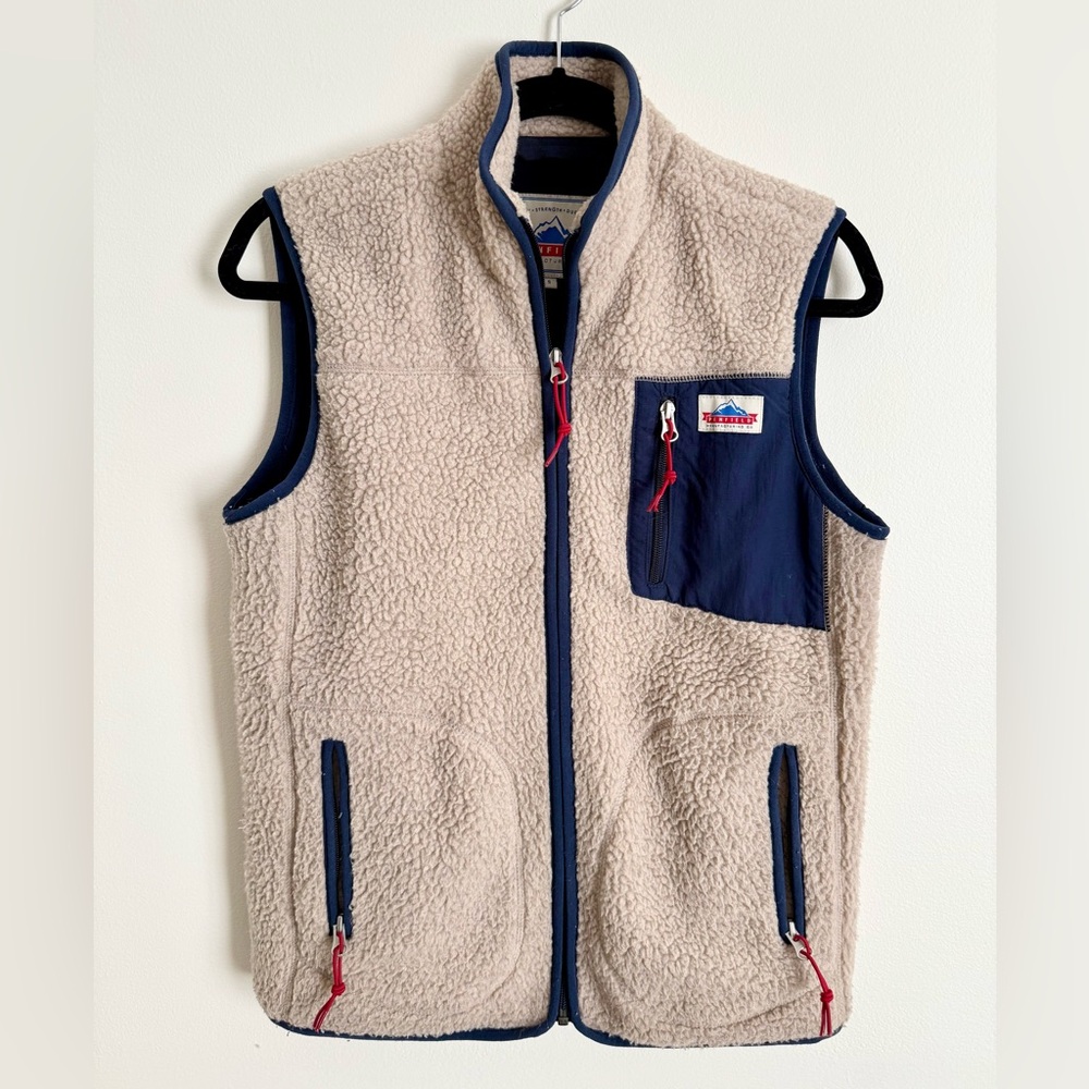 Penfield for Madewell Lucan Sherpa Fleece vest size small